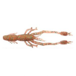 Силиконовая приманка Креветка Reins Ring Shrimp 4" (в уп. 8 шт.) цв. #406 Boil Shrimp