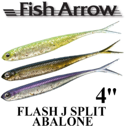 Fish Arrow Flash J Split Abalone 4"