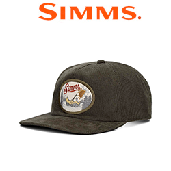 Simms Double Haul Corduroy Cap, Loden