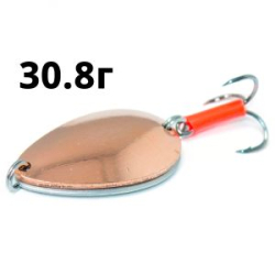 Советская Блесна Ложка 50мм 30,8 гр (медь+Серебро)