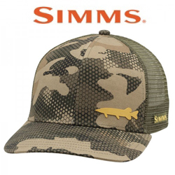 Simms Payoff Trucker - Pike, Hex Flo Camo Timber