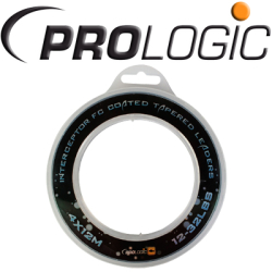 Prologic Interceptor FC Coated Tapered Leaders 12m