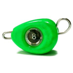 Груз крашеный разборная чебурашка "САПОГ" 10 гр., цвет 07-зеленый GCR(S)C-10-07 10 шт