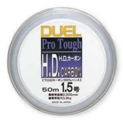 Леска Duel H808 H.D.CARBON FLUOROCARBON100%/50m #1.0 2.0Kg (0.165mm)