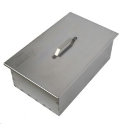 Коптильня двухъярусная Тонар (К-002) с поддоном для сбора жира 450х280х170 (сталь 1,5 мм)