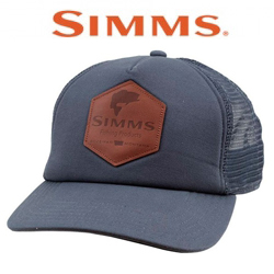 Simms Leather Patch Trucker Anvil