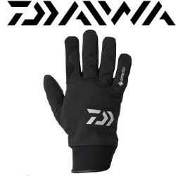 Daiwa DG-1524W Gore-tex Danrotech Waterproof Gloves (Black)