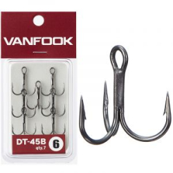 Крючок тройной Vanfook DT-45B Blade Gold Treble NS Black No. 4