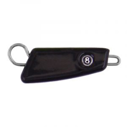 Мормыш Груз крашеный разборная чебурашка "ПРОХОДИМЕЦ" 8 гр., цвет 04-черный