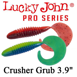 Lucky John Pro Series Crusher Grub 3.9"