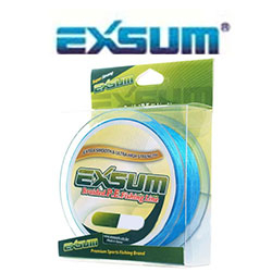 Exsum Braided PE Fishing Line 150m разноцветный