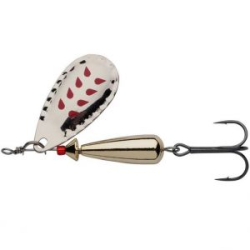 Блесна вращающаяся Abu Garcia Droppen 4гр. цвет Silver/Red Marks