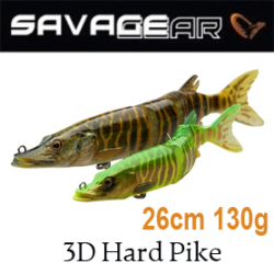 Savage Gear 3D Hard Pike 26cm 130g SS