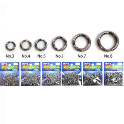 Заводные кольца Hots Split Ring Economy No.8 40pcs/bag 290LB.