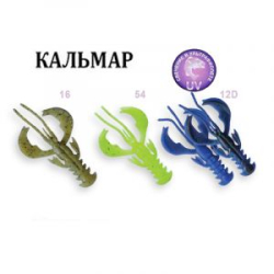 Силиконовая приманка Crazy Fish Nimble 3.2" 72-80-M114-6-F кальмар цв. MIX 114