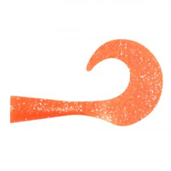 Хвост для джеркбейта Strike Pro Wolf Tail Jr. (оранжевый с блестками) 2шт.