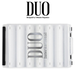 DUO Revers Lure Case 120 #White/Silver Logo