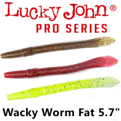 Lucky John Pro Series Wacky Worm Fat 5.7"