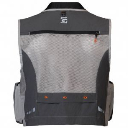 Жилет рыбацкий Graff 329 серый сетка, ткань (Bratex) размер S