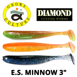 Grows Culture Diamond E.S. minnow 3"