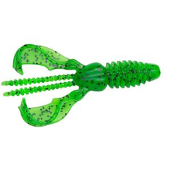 Съедобная приманка Русская Фишка Секира, Креветка 12 см (Цвет 21, Авокадо)