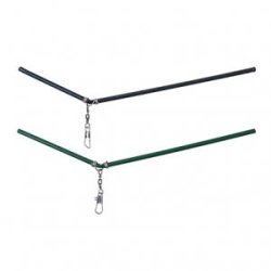 Противозакручиватель изогнутый черный 25см (уп/10шт)