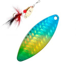 Блесна вращающаяся Mikado Stream №4 - серебро/72 HOLO