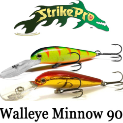 Strike Pro S.P. Walleye Minnow 90 (JL-022F)