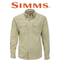 Simms Brackett LS Shirt, Sage Window Plaid