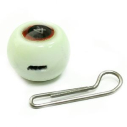 Мормыш Груз крашеный разборная чебурашка "ШАР" 4 гр., цвет 08-белый люминофор GCR(B)C-04-08 10 шт