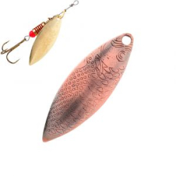 Блесна вращающаяся Mikado Willow №2 - (старая медь)