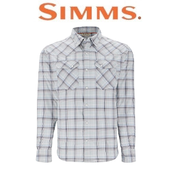 Simms Brackett LS Shirt, Aspen Plaid
