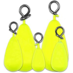 Набор крашеных грузов Vido Craft "Колокол" №1 (4 гр, 8 гр, 12 гр, 16 гр, 20 гр), цвет 02-желтый