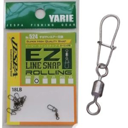 Вертлюжок с застёжкой Yarie No.524 Ez Line With Snap Rolling #000