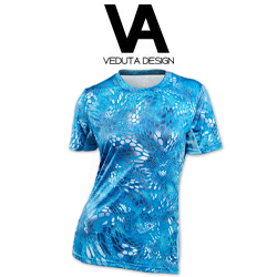 Veduta Air Reptile Skin Blue Water Футболка женская