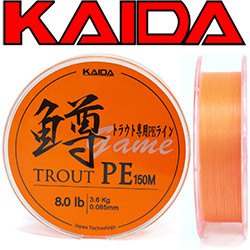 Kaida Game Trout оранжевый 150м