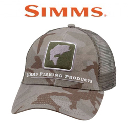 Simms Bass Icon Trucker Pico Camo Mineral