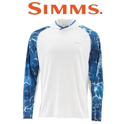 Simms Solarflex Hoody River Rapid White