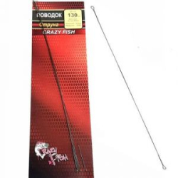 Поводок Струна Crazy Fish 0.40 мм 12.5 см 5 шт