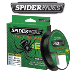 Spiderwire Stealth Smooth 8 Braid Moss Green 300m New