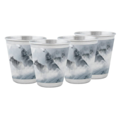 Набор стопок 60мл "Волки" Helios (HS-NS-W-A19-2) 4шт