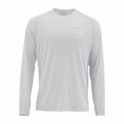 Термофутболка Simms SolarFlex LS Crewneck - Solid, Sterling, XL
