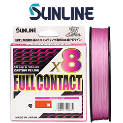 Sunline SaltiMate Full Contact x8 [Sakura Pink] 400m