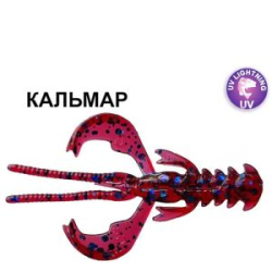 Силиконовая приманка Crazy Fish Nimble 5" 45-125-73-6 кальмар цв. blue ruby (синий рубин)
