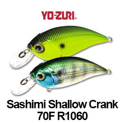 Yo-Zuri Sashimi Shallow Crank 70F R1060 