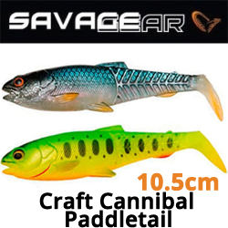 Savage Gear Craft Cannibal Paddletail 105