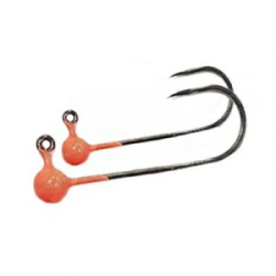 Джиг-головка Trout Zone на крючке Kumho BN №4 (Безбородый) 0,7г в уп 5шт оранжевый