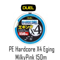 Duel PE Hardcore X4 Eging MilkyPink 150m 