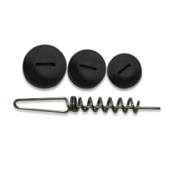 Набор грузов Strike Pro для быстрой подгрузки силикона со штопором 4-8-12гр 3шт черный