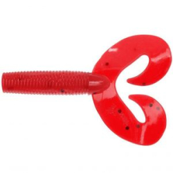 Силиконовая приманка Helios Credo Double Tail 2,95"/7,5 см Pepper & Red 7шт. (HS-12-030)